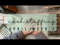 APRIL CASH STUFFING Week One Bills Expenses Sinking Funds Single Income SAHM