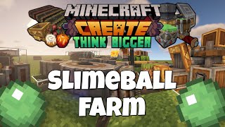 Minecraft Create Mod Tutorial - How to Make a Slimeball Farm Ep 40