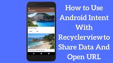 How to Use Android Share Intent With Recyclerview (Demo)
