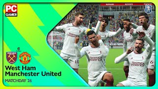 West Ham VS Manchester United | My League | Highlights #efootball2024