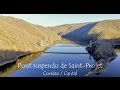 Ref:EwkveBmTmPs Fcp [drone 4k] - pont suspendu de saint-projet sur la dordogne