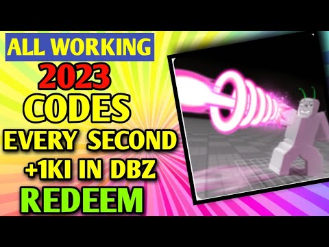 Every Second +1 Ki in DBZ Codes - Roblox December 2023 