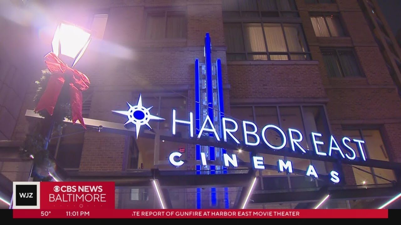 Baltimore Police investigate report of gunfire at Harbor East movie theater YouTube