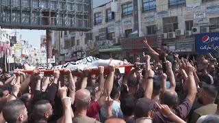 Hundreds attend funeral of Palestinian militant killed in Israeli strike in West Bank