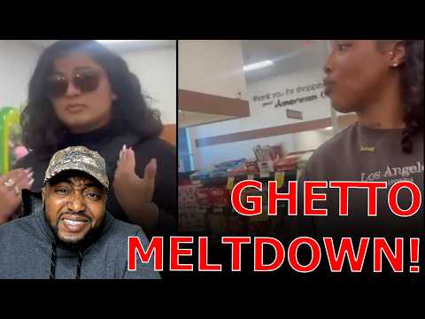 Black Sisters Lose Their Minds Crying Racism Over Security Guard Watching Them In Safeway Store!