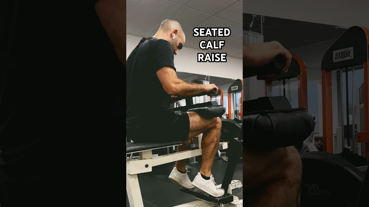 SEATED CALF RAISE - SOLEUS #strengthandconditioning # ...