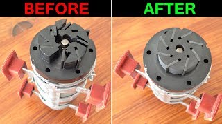 How to fix a central locking vacuum PUMP broken ROTOR  Mercedes SL (R230), CL (C215), S (W220)