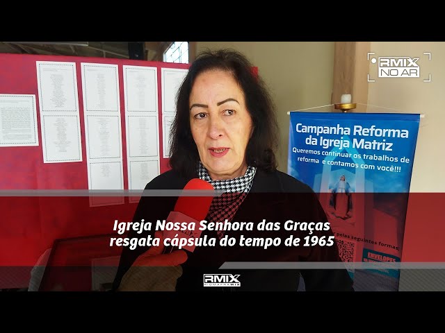 Igreja Nossa Senhora das Graças resgata cápsula do tempo de 1965