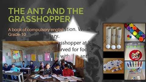 ‘The Ant and the Grasshopper’(part-I)|Class-10|Unit-3