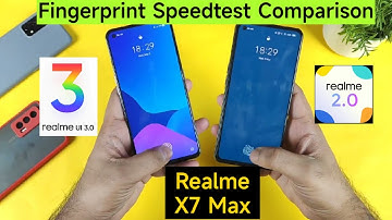 Realme X7 Max Fingerprint Speedtest Realme Ui 2.0 vs 3.0 Unlock Comparison Shocking Results#realme
