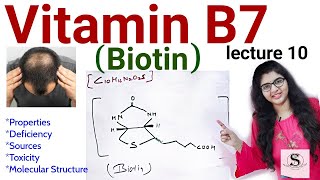 Biotin (Vitamin B7) deficiency, sources, properties