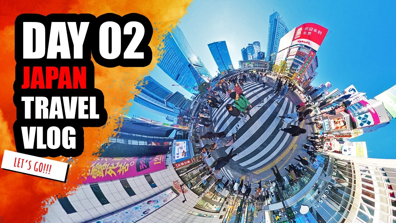 First Time Experiencing Shibuya Crossing & Tokyo Food | JAPAN VLOG DAY 02