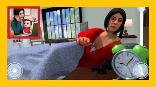 Mother's Office Job & Baby Life Simulator game screenshot 1