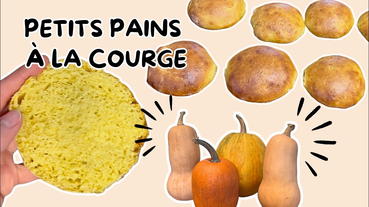 Pains hamburger à la courge 😋