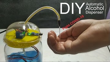DIY Automatic Alcohol Dispenser (No Arduino Needed)