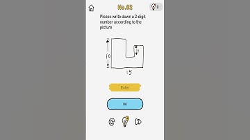 Brain Out Level 82 Please write down a 2-digit number according to the picture