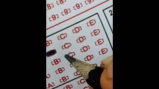 How to Correctly Shade Objective Answer Sheets or Scannables during Examinations