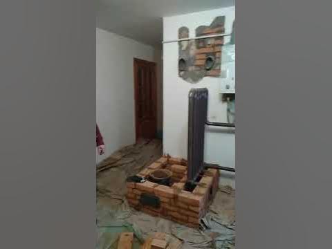 Печь с теплообменником - YouTube