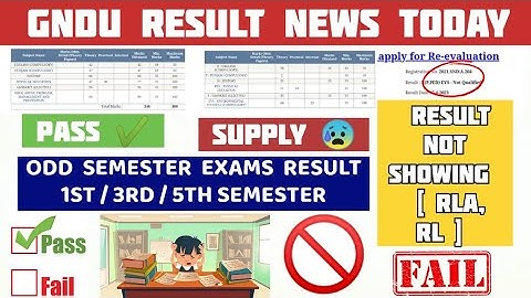 Gndu Result News Today 😱 1st / 3rd / 5th Semester ✍️ Reappear / Revaluation | Latest Update