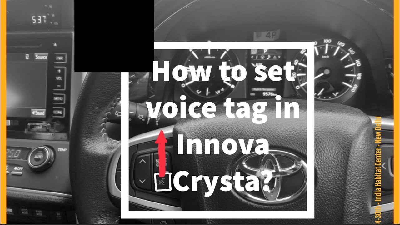 How to Set Voice Tag in Innova Crysta Tamil. YouTube