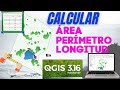 Calcular el área, perímetro y longitud | QGIS 3 📏📐