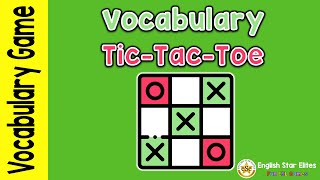 Vocabulary Tic Tac Toe: Engaging and Effective Vocabulary Review Activity | ESL Classroom Games screenshot 1