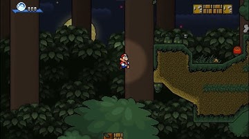 SMBX 1.4.5 Custom Level: Moonlight in the Forest