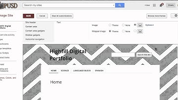 Google Sites - Font,Colors, and Themes