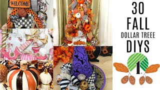 🍁30 DIY DOLLAR TREE HIGH END FALL DECOR CRAFTS 🍁\\