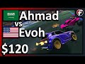 Ahmad vs Evoh | $120 Rocket League 1v1 Showmatch