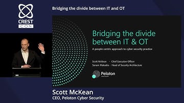 Bridging the divide between IT and OT: Scott McKean & Sanam Makadia | CRESTCon Australia 2023