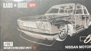 KAIDO★HOUSE   MINI GT 1/64  Datsun 510 Pro Street JPN  V1 087