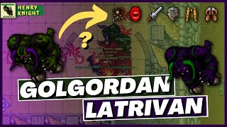 TIBIA BOSSES #59 HOW TO MAKE THE GOLGORDAN AND LATRIVAN BOSSES (THE INQUISITION QUEST)