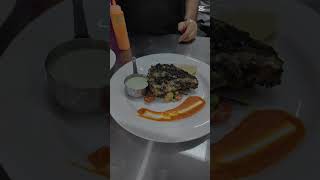 pan seared Red sniper with mix vegetable salsa 😋😋#viral