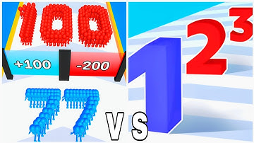 Number Master vs Crowd Number Run 3D - ASMR Gameplay New Update 