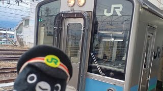 JR東日本長野支社の大糸線豊科駅から松本駅まで乗車動画