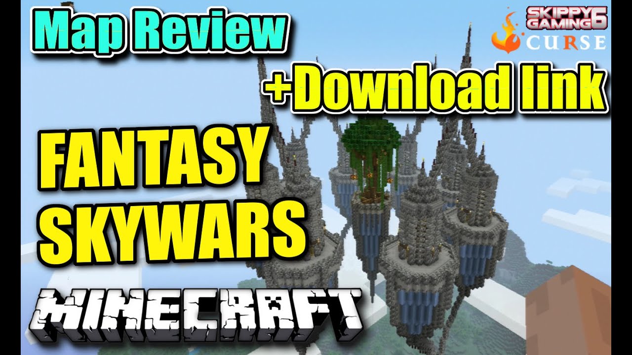 MINECRAFT - PS3 - FANTASY SKYWARS - MAP REVIEW + DOWNLOAD LINK ( PS4 ...