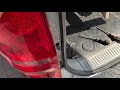 Hyundai Grand Starex H-1 I800 how to change tail light bulb замена лампочек задних фонарей