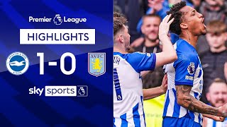 Seagulls snatch win with late Pedro penalty 💪 | Brighton 1-0 Aston Villa | Premier League Highlights