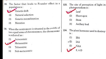 NEET 2021 Biology(Botany) Answers Key // Questions Paper Complete solutions