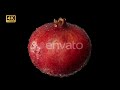 Motion graphics  realistic pomegranate animation  fruit