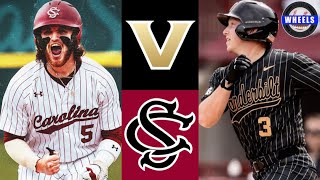 #3 Vanderbilt vs South Carolina Highlights | 2024 College Baseball Highlights