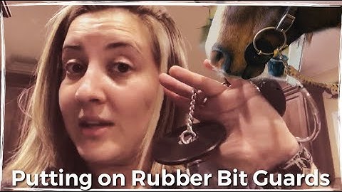 An Easy How to for Putting Rubber Bit Guards on Your Bit