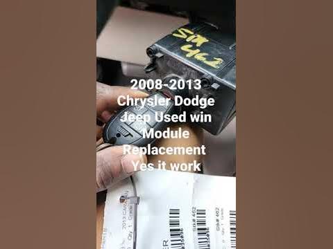 2008-2013 Dodge Jeep Chrysler Ignition Win Module Programming Used One