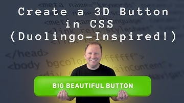 Create a 3D Button in CSS (Duolingo-Inspired!)