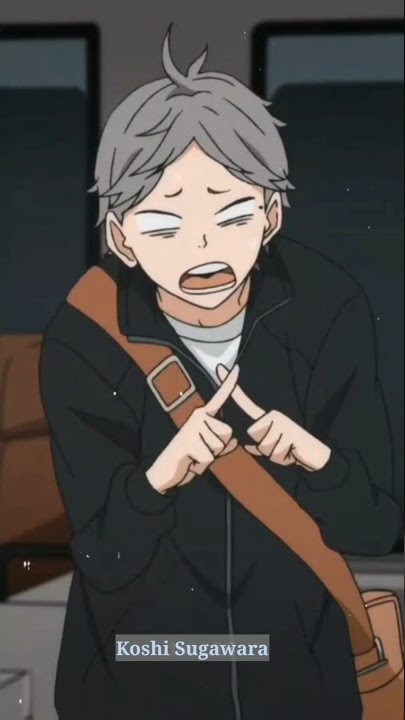 Koshi Sugawara (Team's vice captain) - Haikyu | Anime YouTube shorts And Whatsapp status videos