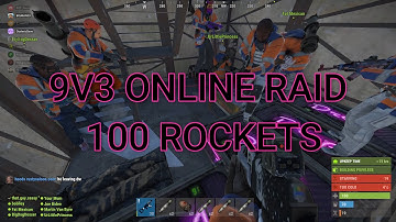 RUST, LSD 9V3 100 ROCKET ONLINE #rust #raid #upsurge