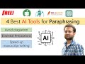 How to paraphrase using ai tools best free ai tools for paraphrasing rewrite manuscriptassignment