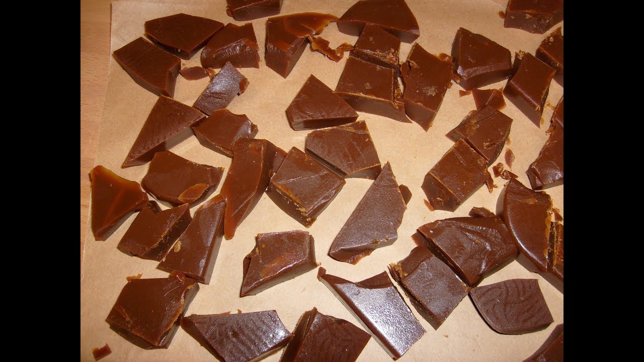 How to make Bonfire Toffee. NB only bring to boil then simmer when milk