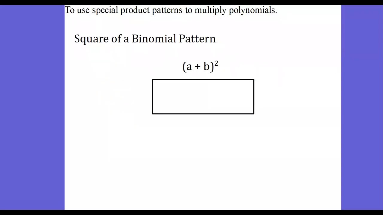 1 Introduction To The Square Of A Binomial Pattern Sum YouTube 1-introduction-to-the-square-of-a-binomial-pattern-sum-youtube